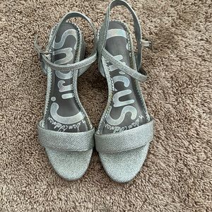 Worn Once Silver heels